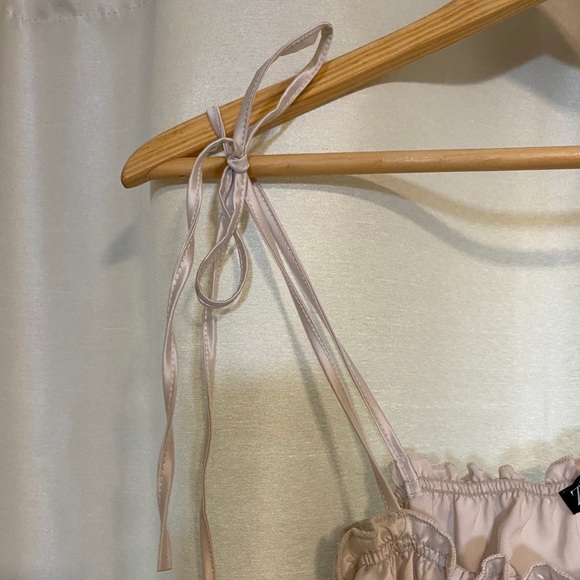 Zara Satin Effect Top Elastic Details - Picture 5 of 7